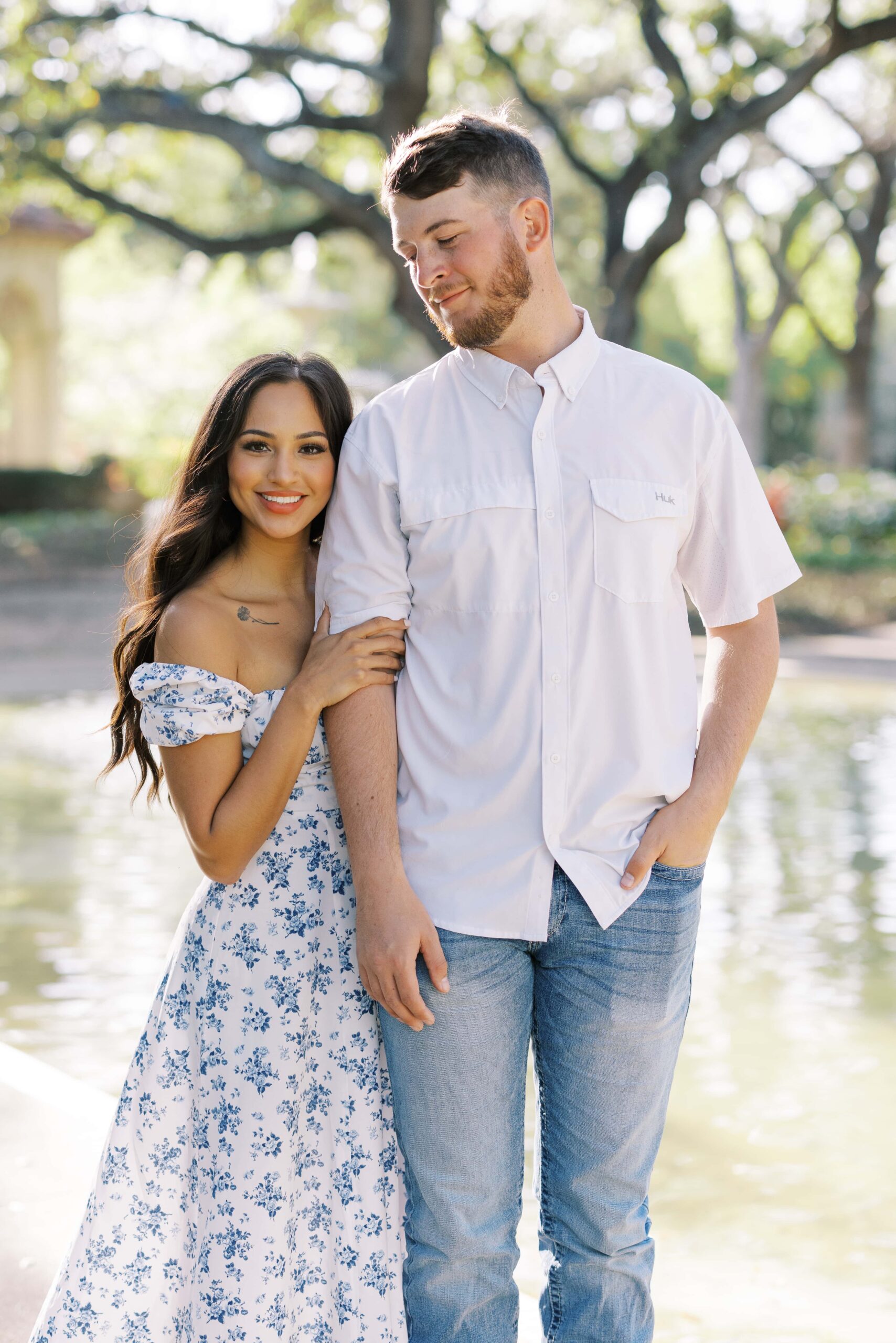 Gabriela and Peyton at Flippen Park  for their Engagement Session